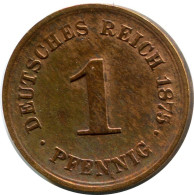 1 PFENNIG 1875 ALLEMAGNE Pièce GERMANY #DB755.F.A - 1 Pfennig