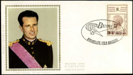 1635 - FDC Zijde - Belgica 72  #25 - 1971-1980