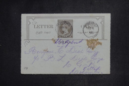 CEYLAN - Entier Postal Réponse De Londres Pour Colombo  En 1898 - L 151509 - Ceylon (...-1947)