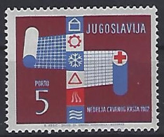 Jugoslavia 1962  Zwangszuschlagsmarken-Porto (**) MNH  Mi.24 - Wohlfahrtsmarken