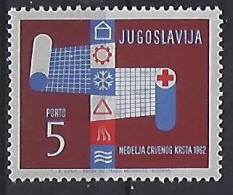 Jugoslavia 1962  Zwangszuschlagsmarken-Porto (**) MNH  Mi.24 - Beneficiencia (Sellos De)