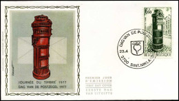 1852 - FDC Zijde - Dag Van De Postzegel  #10  - 1981-1990