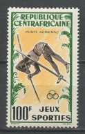 CENTRAFRICAINE 1962 PA 6 ** Neuf  MNH Superbe C 3 €  Sports Saut à La Perche Jeux Sportifs Africains - Central African Republic