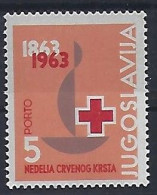 Jugoslavia 1963  Zwangszuschlagsmarken-Porto (**) MNH  Mi.25 - Beneficenza