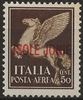 OIJOPA1N - 1941 Occup. Milit. Ital. ISOLE JONIE, Sass. Nr. 1, Francobollo Di P.A. Nuovo Senza Linguella **/ - Islas Jónicas