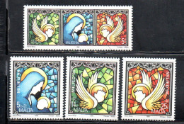 MALTA 1996 CHRISTMAS NATALE NOEL WEIHNACHTEN NAVIDAD COMPLETE SET SERIE COMPLETA MNH - Malte