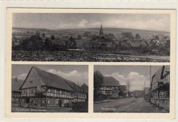 39081901 - Gillersheim, Krs. Northeim Mit Gasthaus Peinemann Und Dorfpartie Gelaufen, 1957. Gute Erhaltung. - Bad Gandersheim