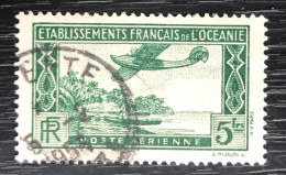 Timbre Oblitéré Etablissements Français De L' Océanie 1934 - Usados