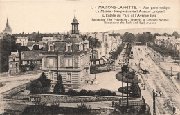 FRANCE - Maison Lafitte - Vue Panoramique - La Mairie - Perspective De L'Avenue Longueil - Carte Postale Ancienne - Maisons-Laffitte