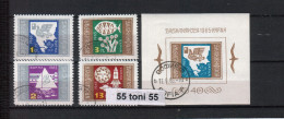 1965 Philatelic Exhibition Balkanphila 4v.+S/S Used/oblitere (O)  Bulgaria / Bulgarie - Oblitérés