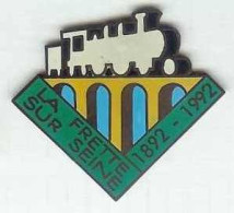 @@ SNCF Train Locomotive à Vapeur Pont - Viaduc La Frette Sur Seine 1892-1992 - N°330 (95-val D'oise) @@sn162 - Transports