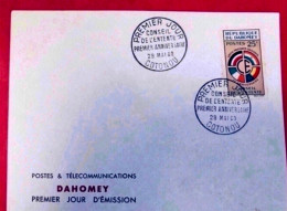 DAHOMEY 1960 FDC Premier Jour De L’entente - Covers & Documents