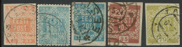 Estonia:Used Stamps Flower Patterns 1918-1919 - Estonia