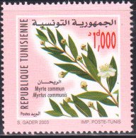 2003-Tunisie / Y&T 1494--  Faune & Flore; Fleur De Myrte Commun  - 1V / MNH***** - Tunisia (1956-...)