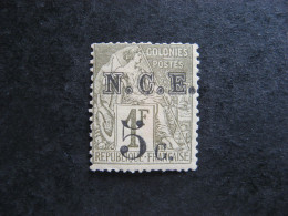 A). Nouvelle-Calédonie: N° 10, Neuf X . - Unused Stamps