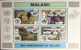 Malawi 1995 United Nations Anniversary Minisheet MNH - Malawi (1964-...)