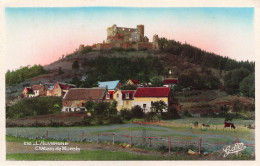 FRANCE - L'Auvergne - Vue Sur Le Château De Murols - Colorisé - Vue Sur Les Maisons Autour - Carte Postale Ancienne - Auvergne Types D'Auvergne