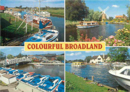 Angleterre - Colorful Broadland - Multivues - Bateaux - Moulin à Vent - Norfolk - England - Royaume Uni - UK - United Ki - Andere & Zonder Classificatie