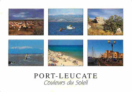 11 - Leucate - Port Leucate - Multivues - Scènes De Plage - Flamme Postale De Leucate - CPM - Voir Scans Recto-Verso - Leucate