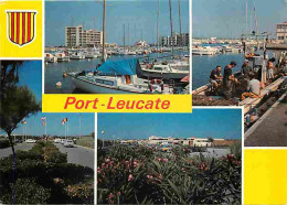 11 - Leucate - Port Leucate - Multivues - Bateaux - Blasons - CPM - Voir Scans Recto-Verso - Leucate