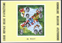 België E127A LX - Luxevelletje Met Opdruk Montreal 1976 - Sport - Atletiek - Erinnophilie - Reklamemarken [E]