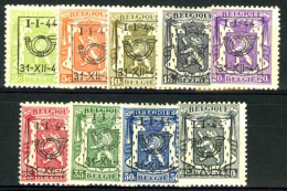 België PRE511/PRE519 ** - I-I-44 - Reeks 26 - 9w. - MNH - Typografisch 1936-51 (Klein Staatswapen)