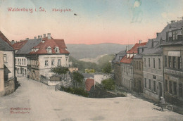 Waldenburg Königsplatz Gel. 1910 - Waldenburg (Sachsen)