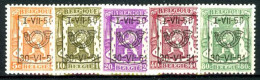 België PRE604/PRE608 ** - I-VII-50 - Reeks 39 - 5w. - MNH - Sobreimpresos 1936-51 (Sello Pequeno)