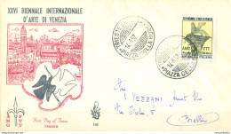 Zona A. Biennale Di Venezia FDC 1952. - Altri & Non Classificati