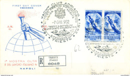Zona A. Mostra Di Napoli FDC 1952. - Other & Unclassified