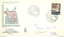 Zona A. Francobollo Sportivo FDC 1952. - Other & Unclassified