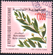 2003-Tunisie / Y&T 1494--  Faune & Flore; Fleur De Myrte Commun  -Obli - Rosen