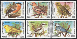 Cambodia 1999, Birds Songbirds - 6 V. MNH - Passereaux