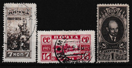 Russie  URSS     352-353B-354 Oblitérés - Usati