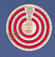 REGLE DE CALCUL DE POINT DE ROSEE SOUS PRESSION AVEC CONVERSIONS - SHAW -BRADFORD - Otros & Sin Clasificación