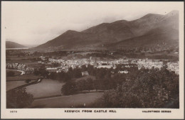 Keswick From Castle Hill, Cumberland, C.1920 - Valentine's RP Postcard - Otros & Sin Clasificación