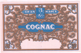 ETICHETTA LABEL COGNAC GRAN MARCA - Alkohole & Spirituosen