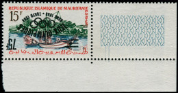 MAURITANIE Poste ** - 154A, Surcharge Renversée, Cdf: 75f. S. 15f J.O. De Rome/Tokyo 1964 - Other & Unclassified
