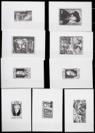 FRANCE Epreuves D'Artiste LOT - Collection De 284 Essais-photo (adoptés), Période 1969/2002, Nombreux Thèmes, En Un Albu - Artist Proofs