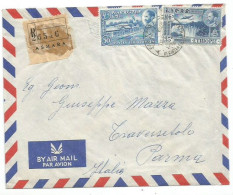 Ethiopia Airmail Registered Cover Asmara 18dec1961 To Italy With C50 Express + C35 Regular - Etiopia