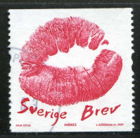 Réf 77 < SUEDE Année 2009 < Yvert N° 2664 Ø Used < SWEDEN < Baiser Lèvres - Used Stamps