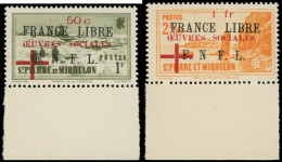 SAINT PIERRE & MIQUELON Poste ** - 310/11, Bdf TB: Oeuvres Sociales - Cote: 330 - Unused Stamps