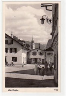 39027401 - Fotokarte Von Sonthofen Im Allgaeu. Strassenansicht Mit Kirchturm Gelaufen 1956. Top Erhaltung. - Immenstadt