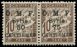 SYRIE Taxe * - 9b, Erreur 75 S. 10c. Tenant à Normal - Cote: 220 - Postage Due