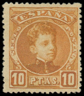 ESPAGNE Poste * - 225, Chiffres De Contrôle Au Verso: 10p. Jaune Foncé - Cote: 320 - Unused Stamps