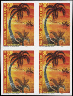 WALLIS & FUTUNA Poste Aérienne ** - 199, Bloc De 4 Non Dentelé: Coucher De Soleil, Palmiers (Maury) - Cote: 68 - Unused Stamps