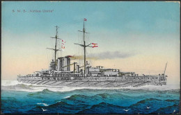 S.M.S.Viribus Unitis-----old Postcard - Guerra