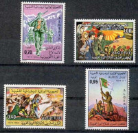 Année 1974-N°599/602 Neufs**MNH : 20e Anniversaire De La Révolution (1er Novembre 1954) - Algeria (1962-...)