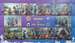 SRI LANKA 2024 SCOUTING GIRLS GUIDE SCOUTS UNUSUAL SHEETLET RARE MNH - Sri Lanka (Ceilán) (1948-...)