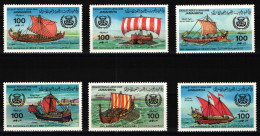 Libyen 1115-1120 Postfrisch Schiffe #KC018 - Libia